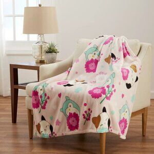 Original Squishmallows 46×60" Super Soft Micro Raschel Throw